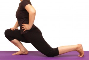 Incorrect Hip Flexor Stretch Letting Hips Roll Forward